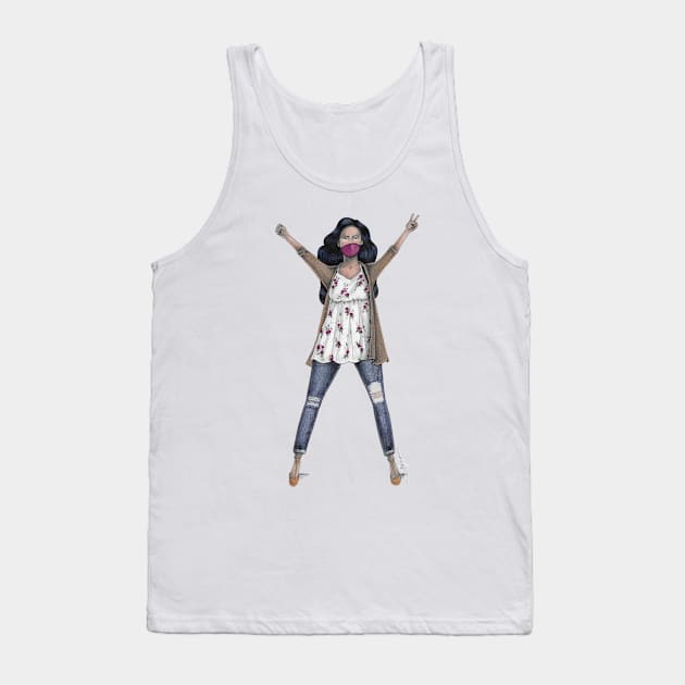 Peaceful Protest Tank Top by Quarantine Girls